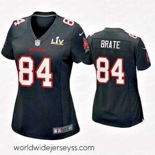 Exceptionally fashioned Cameron Brate Buccaneers Black Super Bowl Lv Game Fashion Jersey