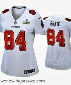 Finely crafted Cameron Brate Buccaneers White Super Bowl Lv Game Fashion Jersey