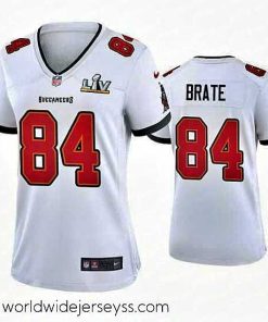 Superbly made Cameron Brate Buccaneers White Super Bowl Lv Game Jersey
