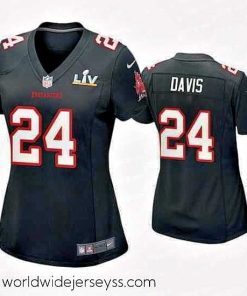 Finely crafted Carlton Davis Buccaneers Black Super Bowl Lv Game Fashion Jersey