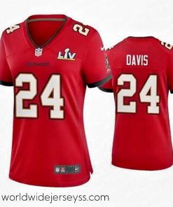 Exquisitely designed Carlton Davis Buccaneers Red Super Bowl Lv Game Jersey