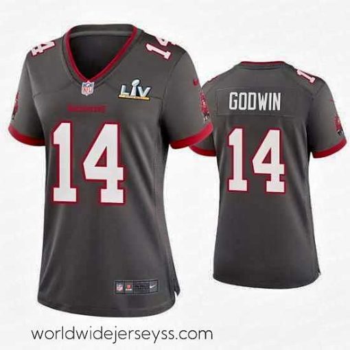 Finely crafted Chris Godwin Buccaneers Pewter Super Bowl Lv Game Jersey