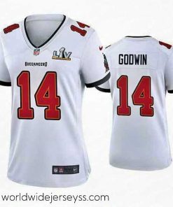 Exquisitely designed Chris Godwin Buccaneers White Super Bowl Lv Game Jersey