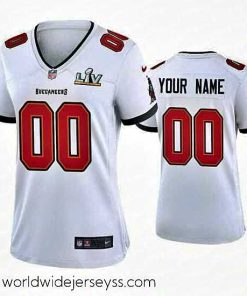 Exquisitely designed Custom Buccaneers White Super Bowl Lv Game Jersey