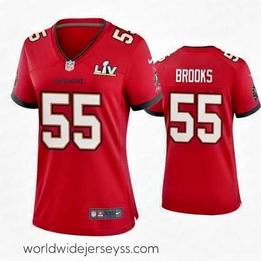 Finely crafted Derrick Brooks Buccaneers Red Super Bowl Lv Game Jersey