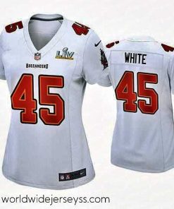 Exquisitely designed Devin White Buccaneers White Super Bowl Lv Game Fashion Jersey