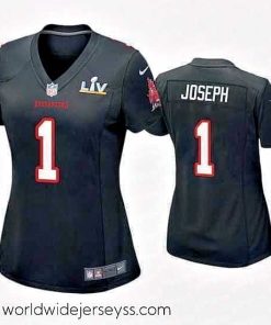 Exquisitely designed Greg Joseph Buccaneers Black Super Bowl Lv Game Fashion Jersey