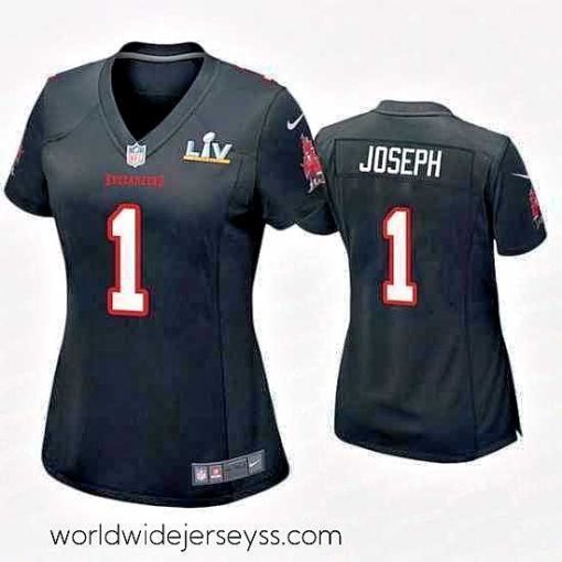 Exquisitely designed Greg Joseph Buccaneers Black Super Bowl Lv Game Fashion Jersey