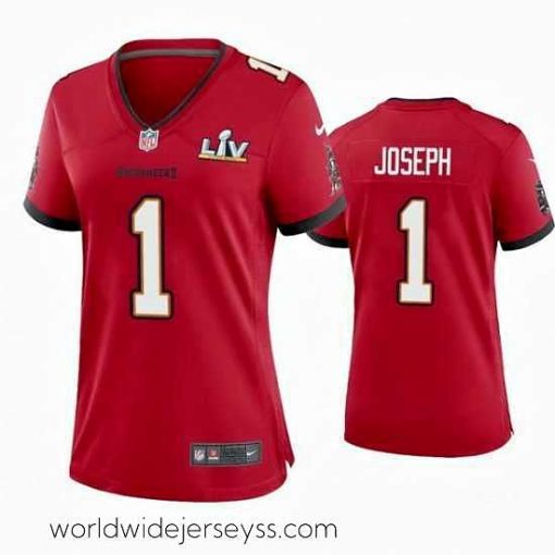 Exquisitely designed Greg Joseph Buccaneers Red Super Bowl Lv Game Jersey