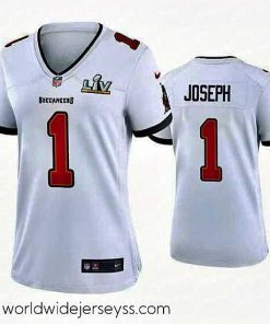 Superbly made Greg Joseph Buccaneers White Super Bowl Lv Game Jersey