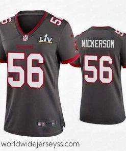 Finely crafted Hardy Nickerson Buccaneers Pewter Super Bowl Lv Game Jersey