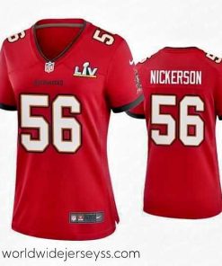 Marvelously styled Hardy Nickerson Buccaneers Red Super Bowl Lv Game Jersey