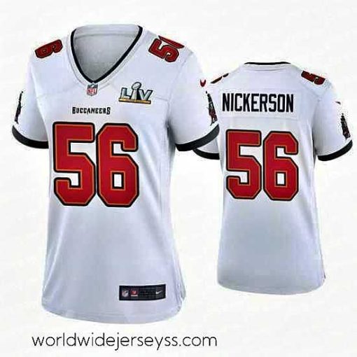 Exquisitely designed Hardy Nickerson Buccaneers White Super Bowl Lv Game Jersey