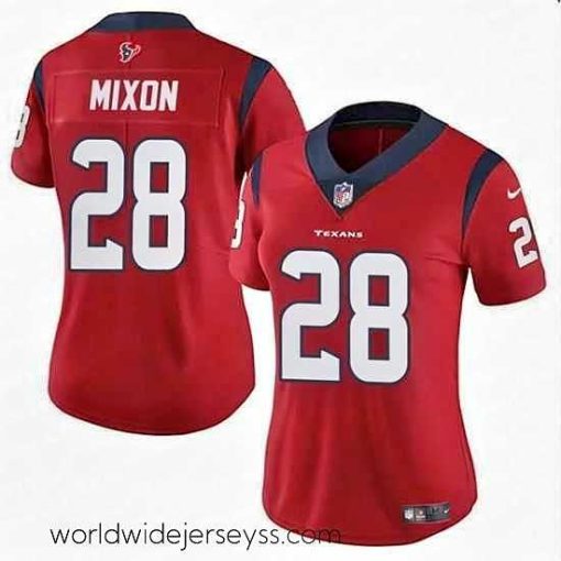 Exceptionally fashioned Houston Texans 28 Joe Mixon Red Vapor Untouchable Limited Stitched Jersey