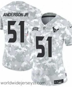 Exceptionally fashioned Houston Texans 51 Will Anderson Jr 2024 F.U.S.E Arctic Camo Salute To Service Limited Stitched Football Jersey