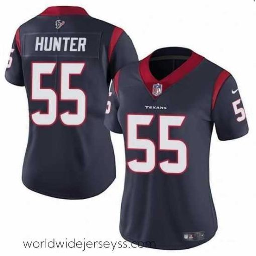 Superbly made Houston Texans 55 Danielle Hunter Navy Vapor Untouchable Limited Stitched Jersey