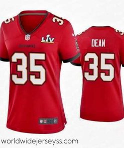 Exquisitely designed Jamel Dean Buccaneers Red Super Bowl Lv Game Jersey