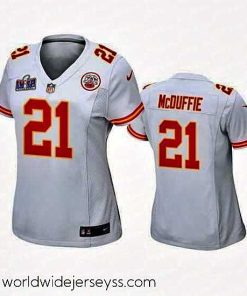 Exceptionally fashioned Kansas City Chiefs 21 Trent McDuffie White Vapor Untouchable Limited Stitched Football 2024 Super Bowl LVIII Jersey