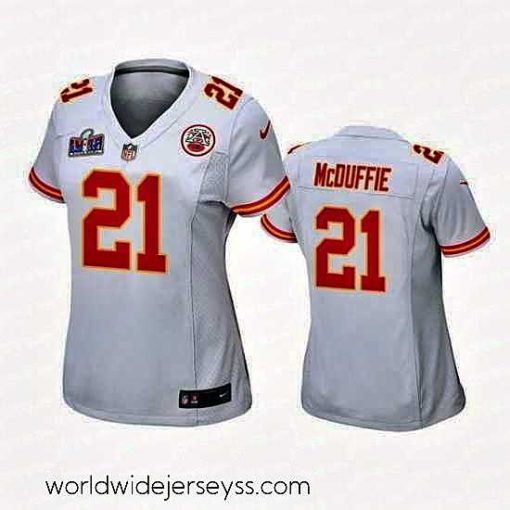 Exceptionally fashioned Kansas City Chiefs 21 Trent McDuffie White Vapor Untouchable Limited Stitched Football 2024 Super Bowl LVIII Jersey