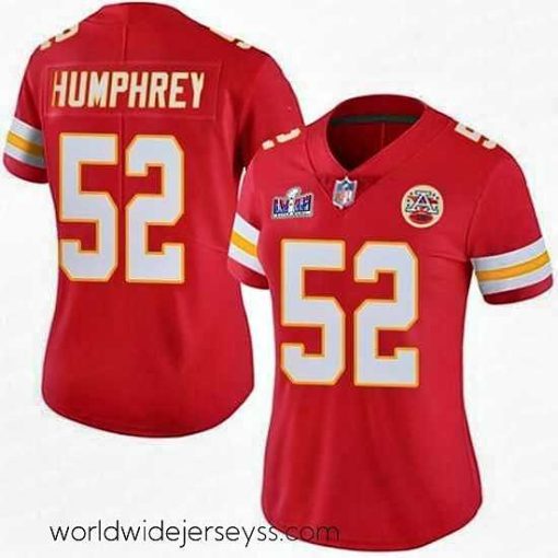 Exquisitely designed Kansas City Chiefs 52 Creed Humphrey Red Vapor Untouchable Limited Stitched Football 2024 Super Bowl LVIII Jersey