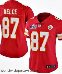 Finely crafted Kansas City Chiefs 87 Travis Kelce Red Vapor Untouchable Limited Stitched Football 2024 Super Bowl LVIII Jersey