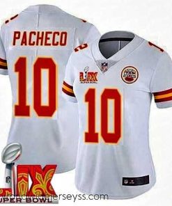 Finely crafted Kansas City Chiefs Isiah Pacheco #10 White 2024 2025 Super Bowl LIX F.U.S.E Stitched Jersey