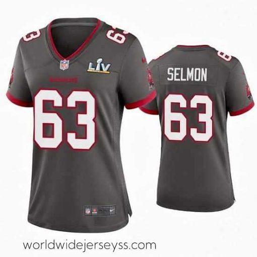 Finely crafted Lee Roy Selmon Buccaneers Pewter Super Bowl Lv Game Jersey