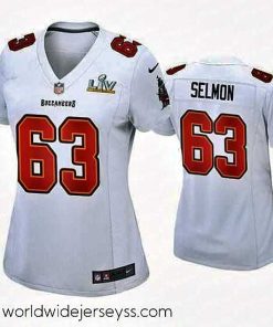 Superbly made Lee Roy Selmon Buccaneers White Super Bowl Lv Game Fashion Jersey