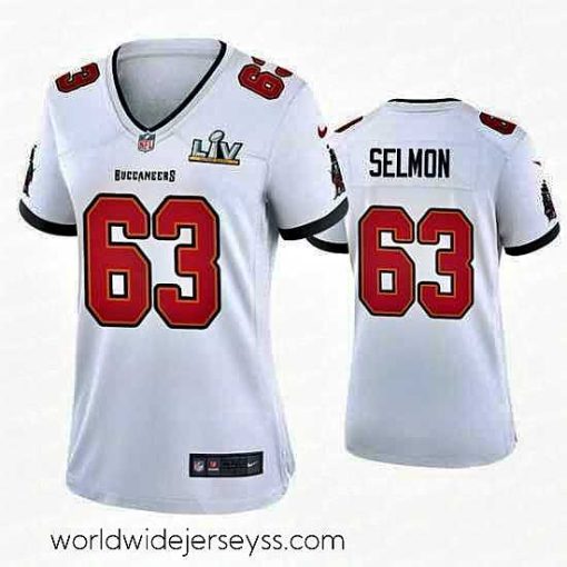 Marvelously styled Lee Roy Selmon Buccaneers White Super Bowl Lv Game Jersey