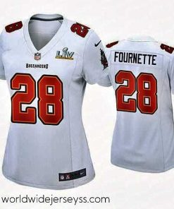Exceptionally fashioned Leonard Fournette Buccaneers White Super Bowl Lv Game Fashion Jersey