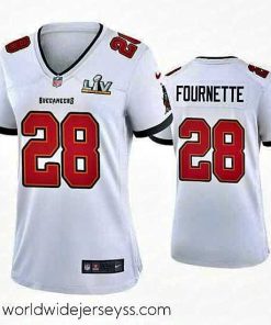 Superbly made Leonard Fournette Buccaneers White Super Bowl Lv Game Jersey