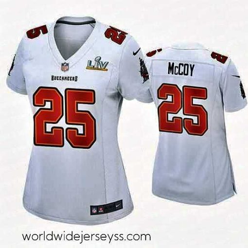 Exceptionally fashioned Lesean Mccoy Buccaneers White Super Bowl Lv Game Fashion Jersey