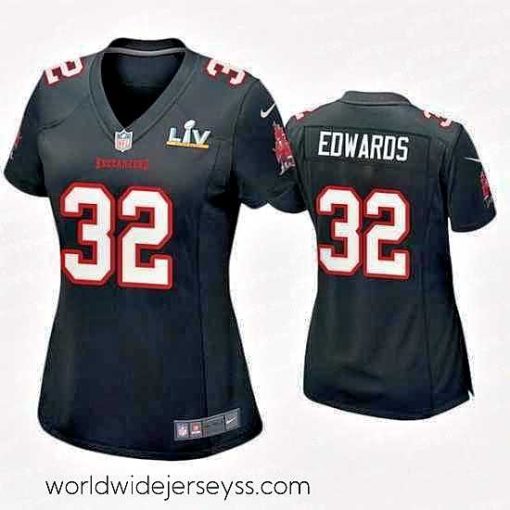 Superbly made Mike Edwards Buccaneers Black Super Bowl Lv Game Fashion Jersey