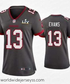 Exceptionally fashioned Mike Evans Buccaneers Pewter Super Bowl Lv Game Jersey