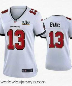 Exceptionally fashioned Mike Evans Buccaneers White Super Bowl Lv Game Jersey