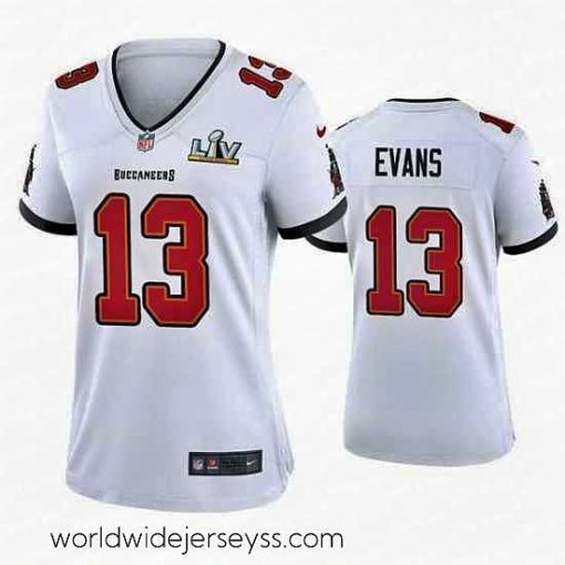 Exceptionally fashioned Mike Evans Buccaneers White Super Bowl Lv Game Jersey