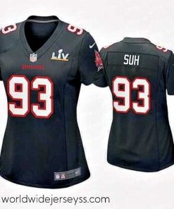 Finely crafted Ndamukong Suh Buccaneers Black Super Bowl Lv Game Fashion Jersey