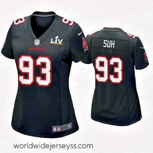 Finely crafted Ndamukong Suh Buccaneers Black Super Bowl Lv Game Fashion Jersey