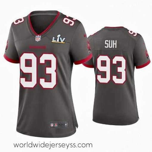 Marvelously styled Ndamukong Suh Buccaneers Pewter Super Bowl Lv Game Jersey