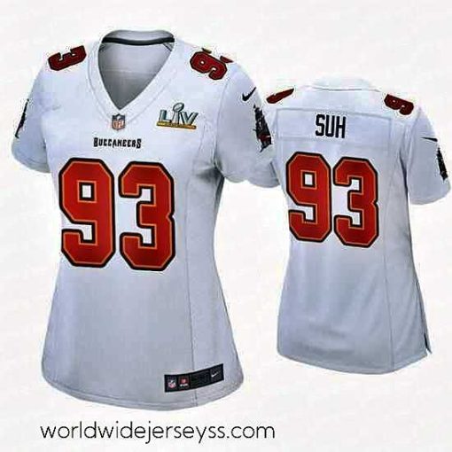 Exquisitely designed Ndamukong Suh Buccaneers White Super Bowl Lv Game Fashion Jersey