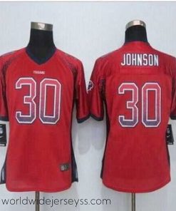 Exceptionally fashioned New Texans #30 Kevin Johnson Red Alternate Stitched NFL Elite jersey