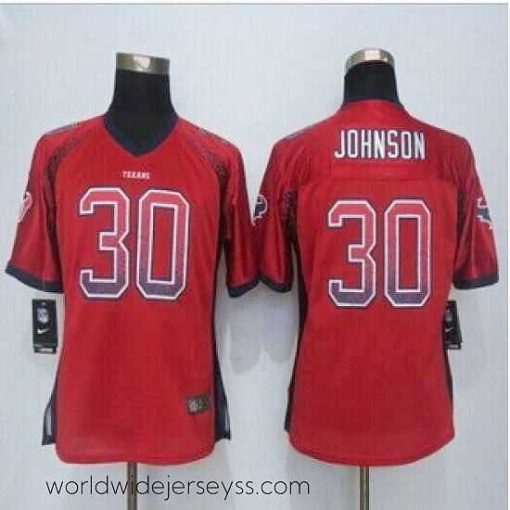 Exceptionally fashioned New Texans #30 Kevin Johnson Red Alternate Stitched NFL Elite jersey