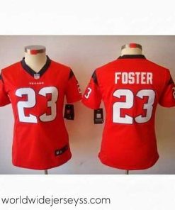 Exceptionally fashioned Nike Houston Texans #23 Foster Red [Women's NIKE LIMITED Jersey]