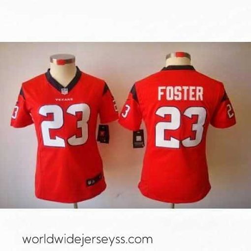 Exceptionally fashioned Nike Houston Texans #23 Foster Red [Women's NIKE LIMITED Jersey]