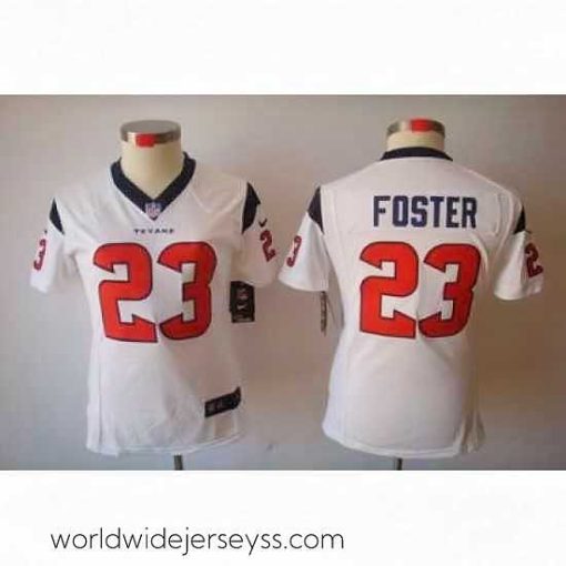 Finely crafted Nike Houston Texans #23 Foster White [Women's NIKE LIMITED Jersey]