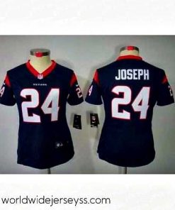 Marvelously styled Nike Houston Texans #24 Johnathan Joseph Blue Color[NIKE LIMITED Jersey]