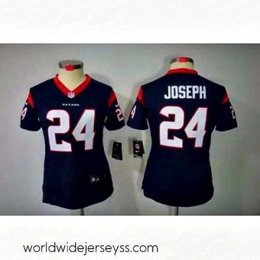Marvelously styled Nike Houston Texans #24 Johnathan Joseph Blue Color[NIKE LIMITED Jersey]