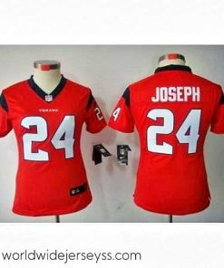 Exceptionally fashioned Nike Houston Texans #24 Johnathan Joseph Red Color[NIKE LIMITED Jersey]