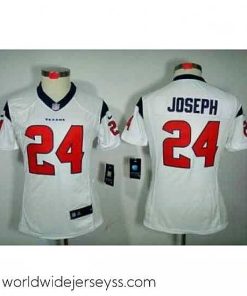 Finely crafted Nike Houston Texans #24 Johnathan Joseph White Color[NIKE LIMITED Jersey]