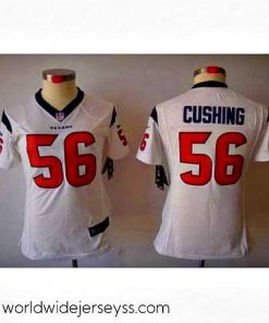 Exceptionally fashioned Nike Houston Texans #56 Cushing White [Women's NIKE LIMITED Jersey]